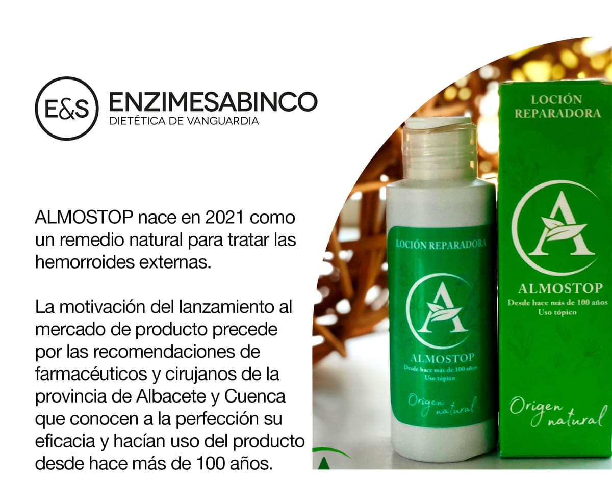ALMOSTOP, loción anti hemorroidal