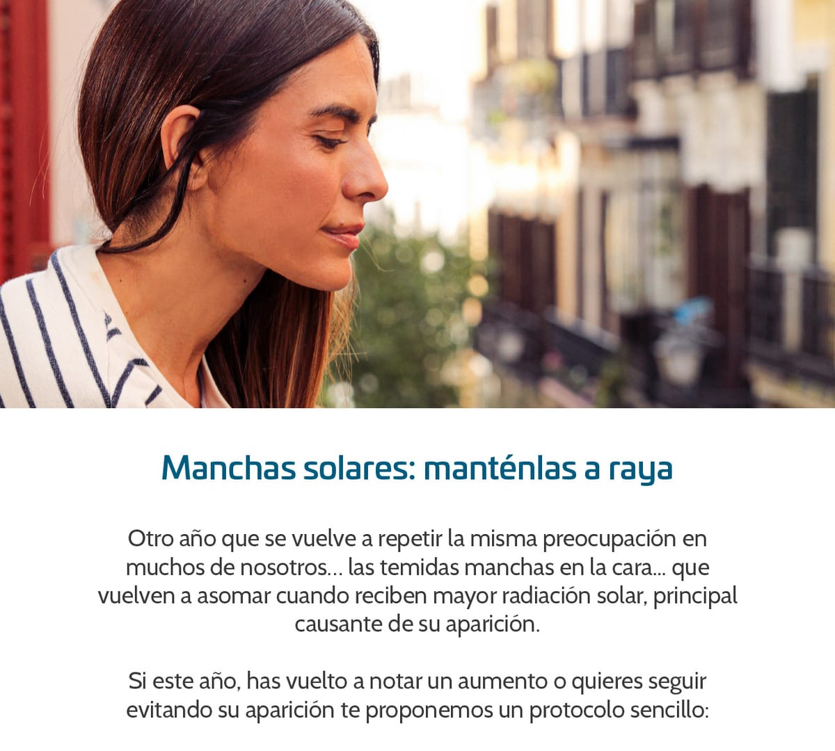 Manchas solares 😮 ¡manténlas a raya!
