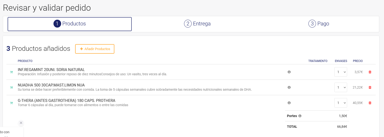88 Proceso compra y repetición compra Paciente en MiMedico.com