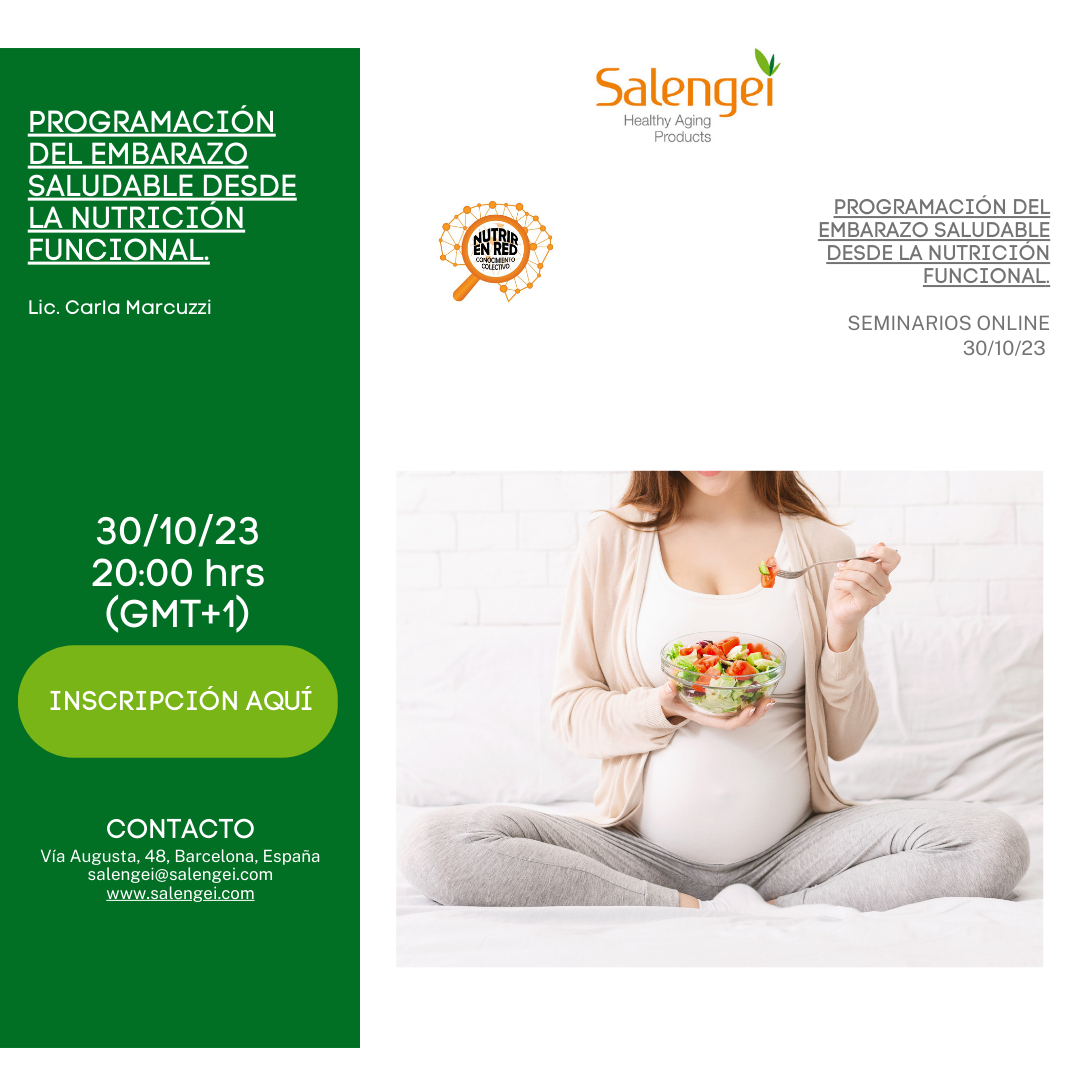 Programación del embarazo saludable desde la nutrición funcional.