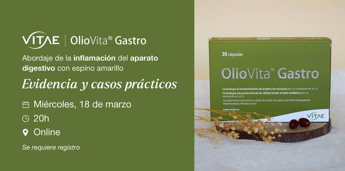 Seminario online | OlioVita® Gastro: abordaje de la inflamación del aparato digestivo con espino amarillo