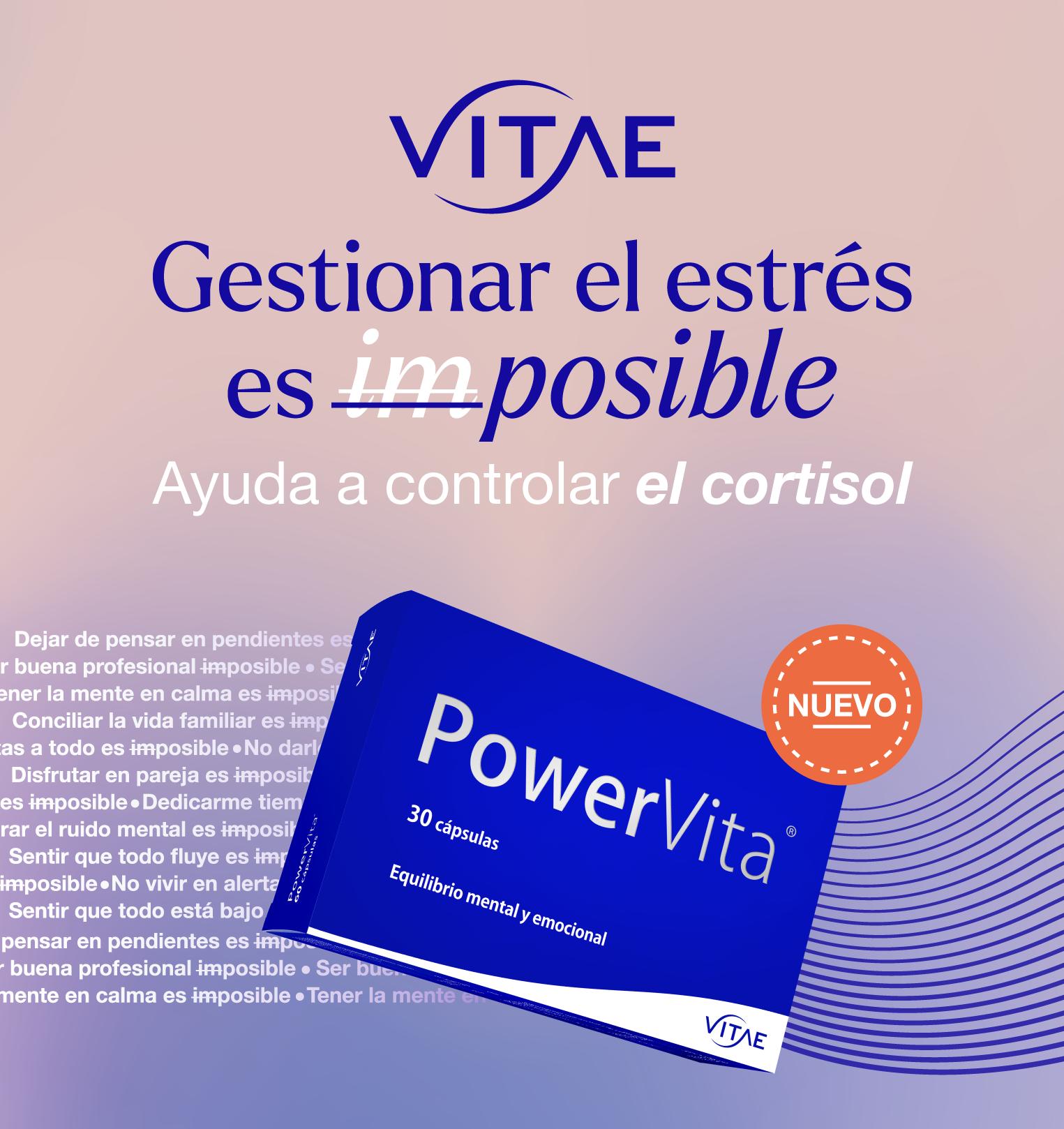 ¡NOVEDAD! | PowerVita®: Gestionar el estrés es posible