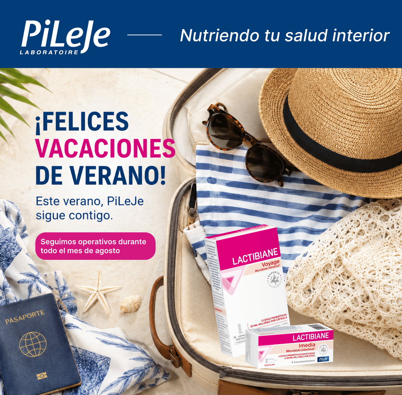 ☀️😎 ¡Felices vacaciones de verano! PiLeJe sigue contigo