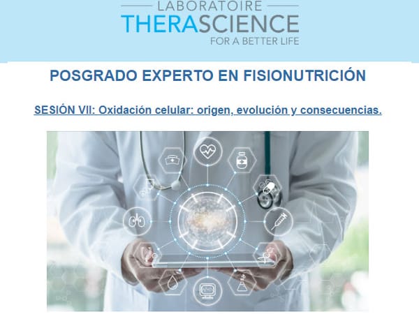 Recordatorio --> SESIÓN VII: Oxidación celular: origen, evolución y consecuencias.