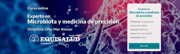 Beca Equisalud / Experto en Microbiota y medicina de precisión
