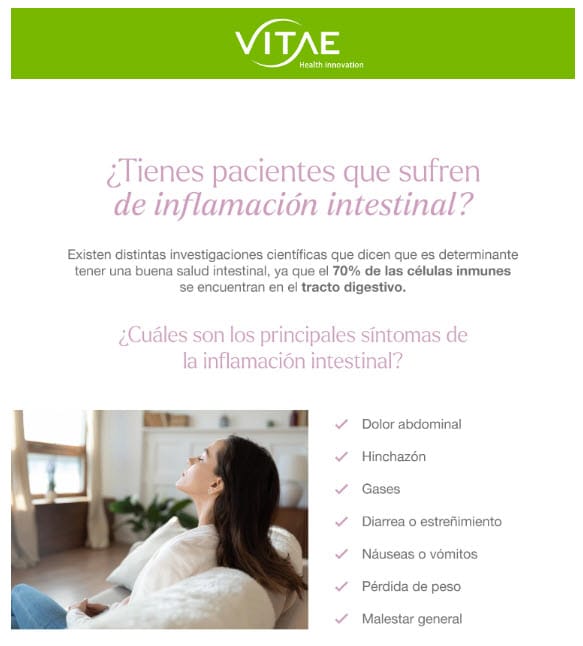 ¿Tienes pacientes que sufren de inflamación intestinal?