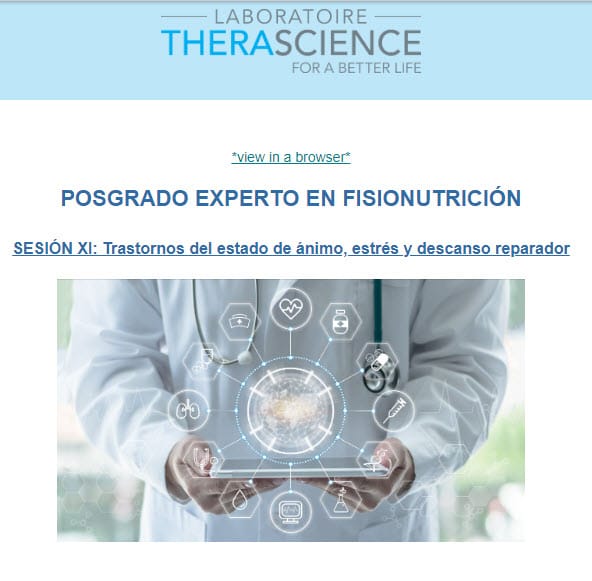 Recordatorio --> SESIÓN XI: Trastornos del estado de ánimo, estrés y descanso reparador.