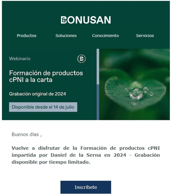 Formación de productos cPNI a tu ritmo