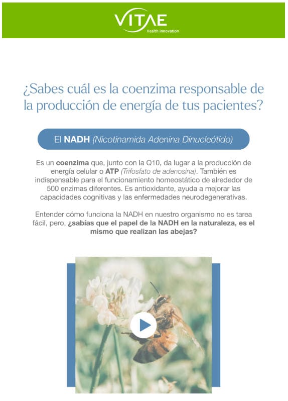 NADH: Definición y beneficios para la salud de tu paciente