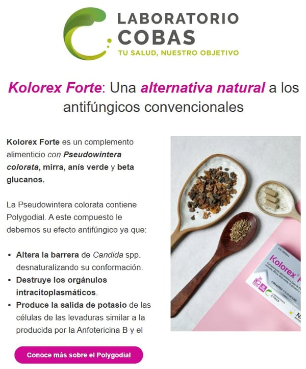 Kolorex Forte: Una alternativa natural a los antifúngicos convencionales