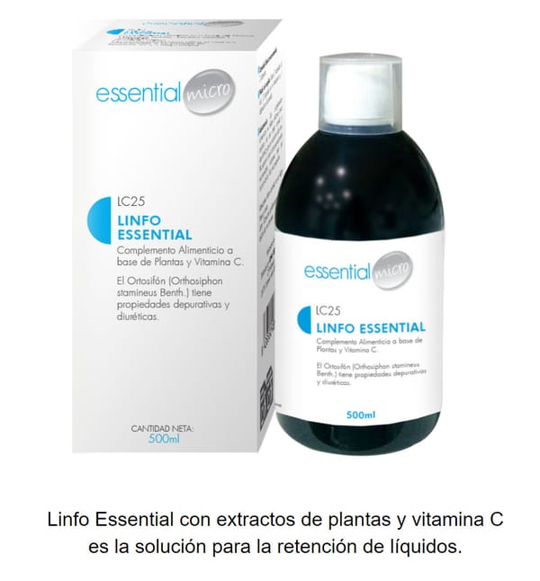 Descubre la solución Essential para la retención de líquidos