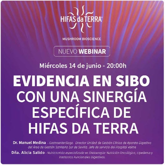 Replay webinar -  Evidencias en SIBO con una sinergia específica de Hifas da Terra
