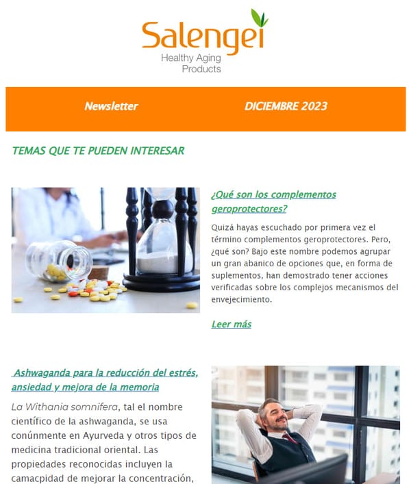 Noticias sobre salud y antienvejecimiento para profesionales