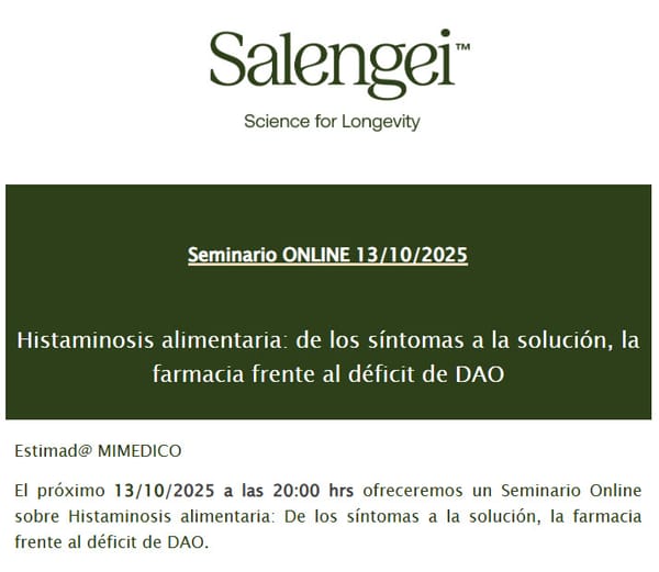 Histaminosis alimentaria: De los síntomas a la solución: la farmacia frente al déficit de DAO