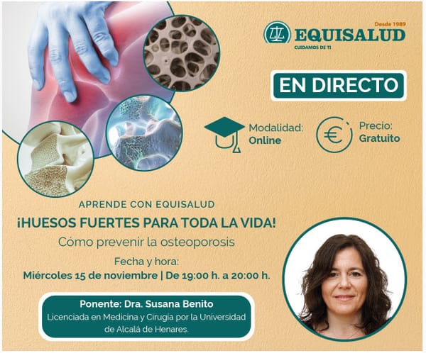 📅Formación gratuita y online | 🦴 Cómo prevenir la osteoporosis 🦴