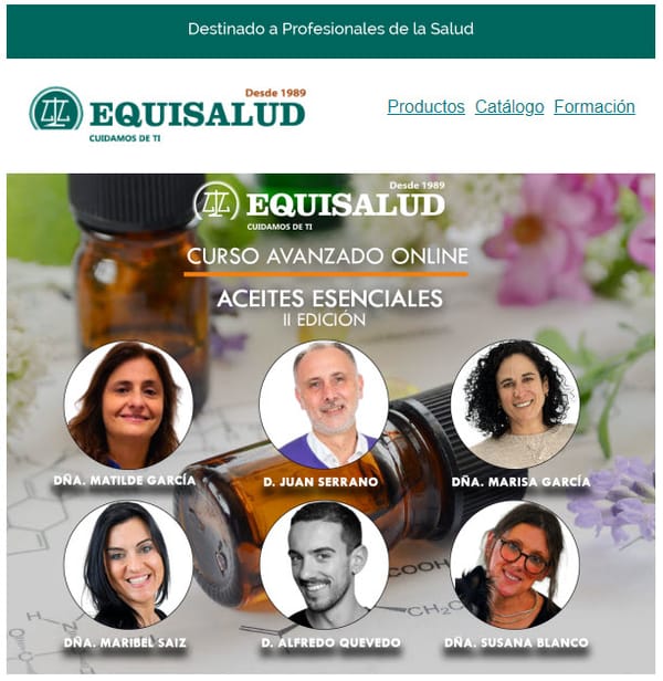 Beca Equisalud | Curso Avanzado sobre Aceites esenciales 👩‍🎓