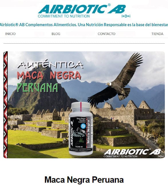 Maca Negra Peruana auténtica - 500 mg - I ❤ AB