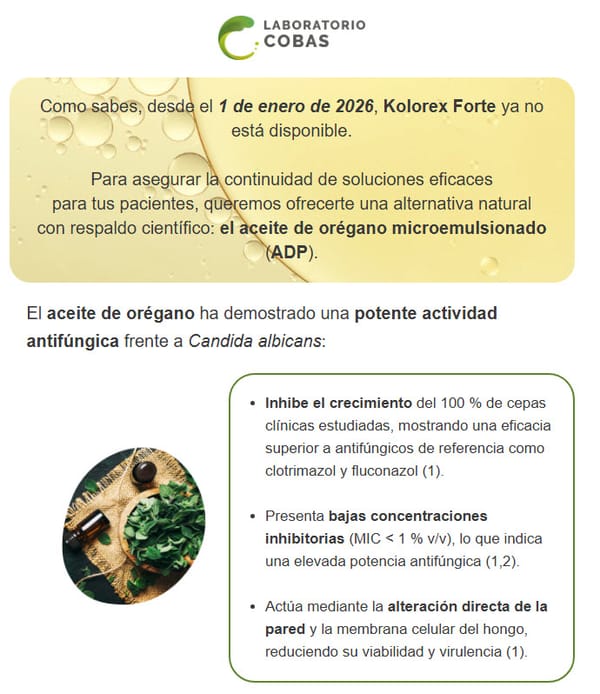 Una nueva alternativa natural frente a Candida