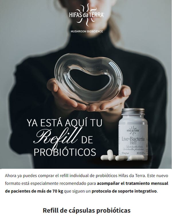 Nuevo Probiótico Live Bacteria HdT