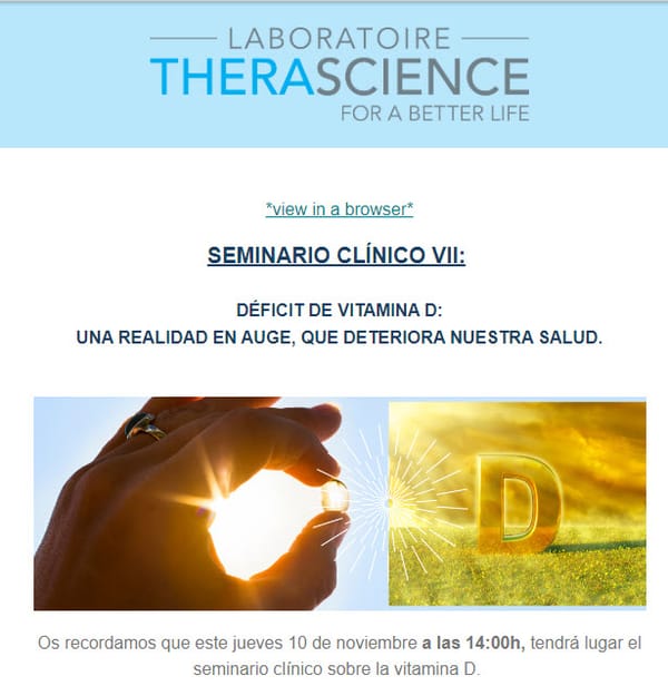 RECORDATORIO SEMINARIO CLÍNICO VII: ¿Cómo afecta el déficit de vitamina D a nuestra salud?