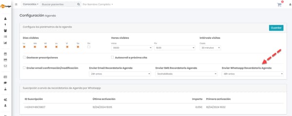 76 - Recordatorio Cita por WhatsApp