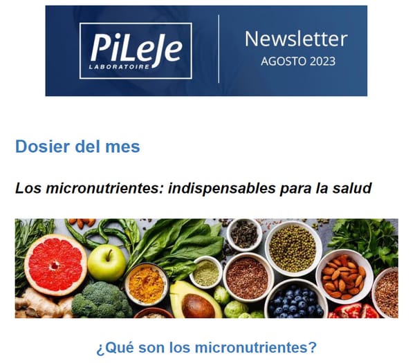 Info Salud Agosto | Los micronutrientes: indispensables para la salud