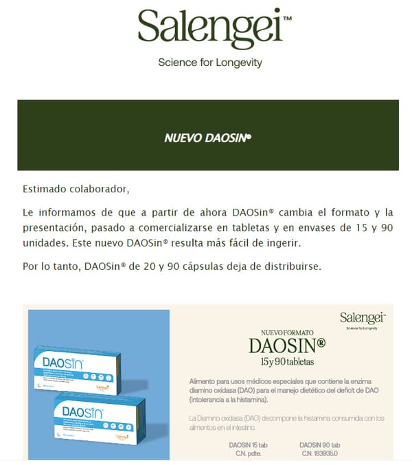 NUEVO DAOSIN 15 Y 90 TABLETAS
