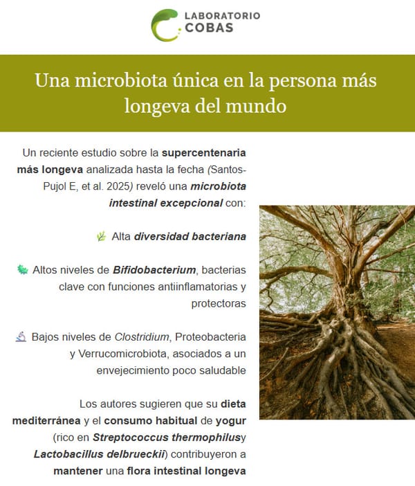 Bifidobacterias: la clave microbiana de la longevidad