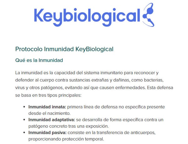 Protocolo Imunidad KeyBiological
