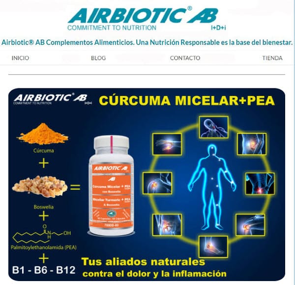 Nueva Cúrcuma Micelar + PEA - Dolores e Inflamación - I ❤ AB