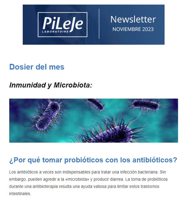 Info Salud Noviembre | Inmunidad y microbiota 🍀