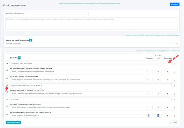 68 Títulos / Líneas en la herramienta protocolos de MiMedico.com