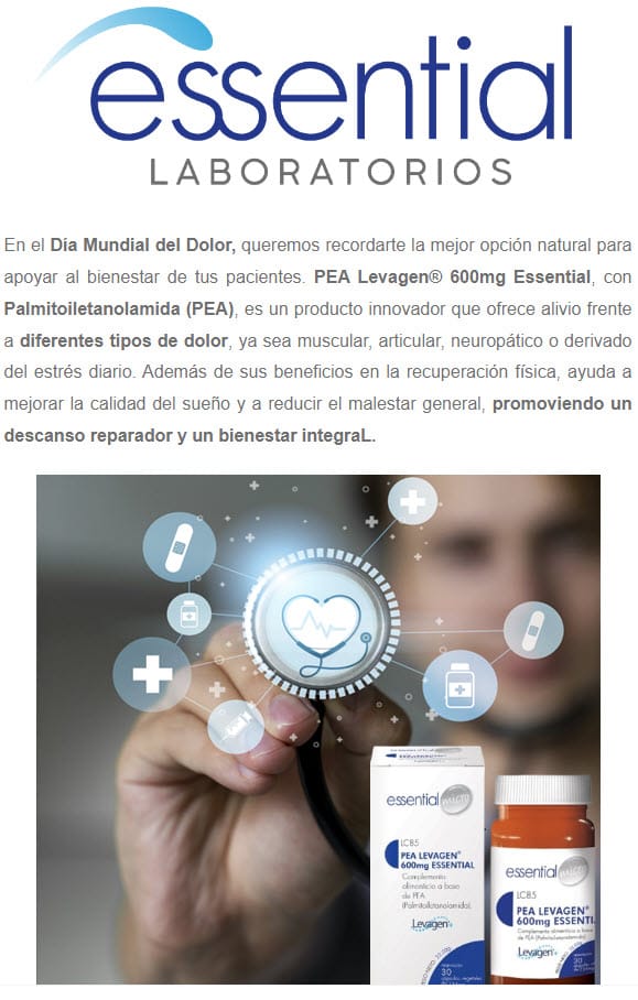 PEA Levagen®Essential: Innovación natural para el cuidado del dolor en el "Día Mundial del Dolor" 💊