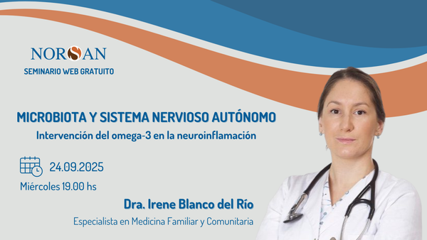 Microbiota y sistema nervioso autónomo – Intervención del omega‑3 en la neuroinflamación