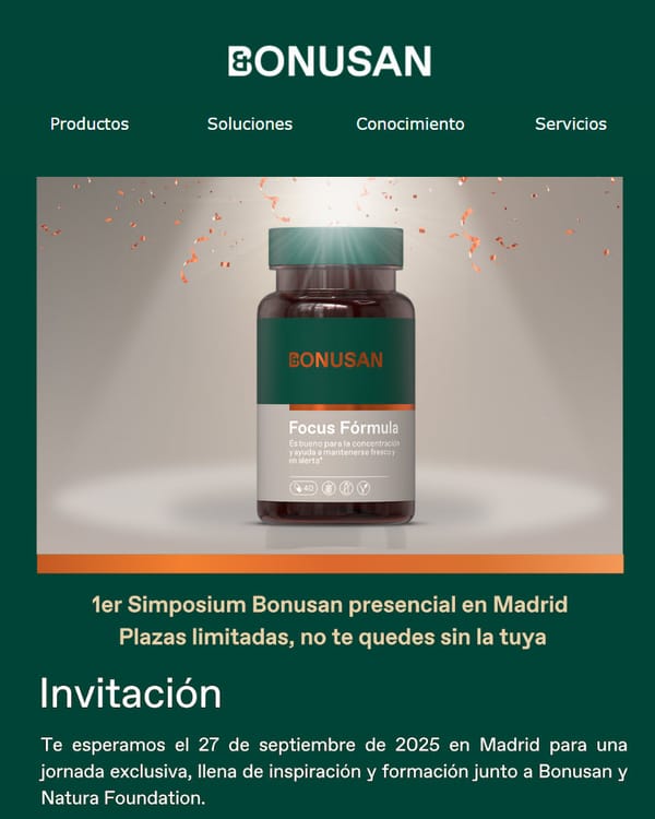 Simposium Bonusan en Madrid: plazas limitadas