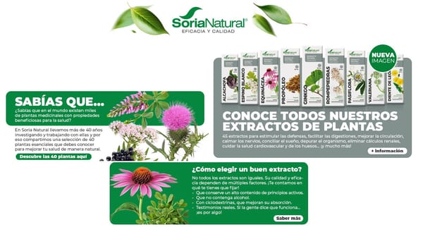 Extractos naturales 🌱 el poder de las plantas para tu salud 🌺​
