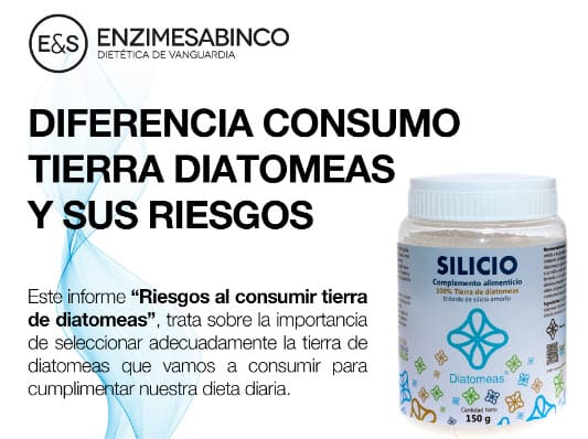 Diferencia consumo tierra diatomeas y sus riesgos