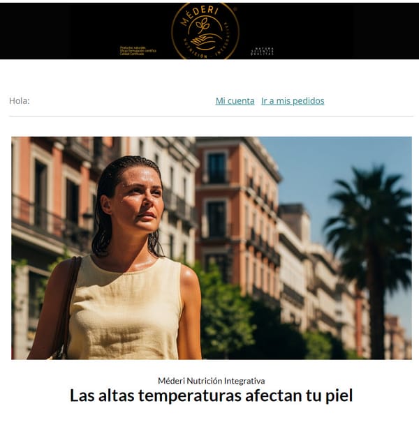Las altas temperaturas pueden afectar tu piel