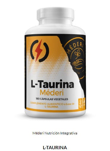 L-TAURINA (180 cápsulas) - Cambio fórmula
