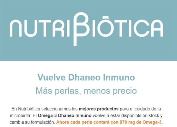 🟠 Dhaneo Inmuno - Nueva formulación Omega-3