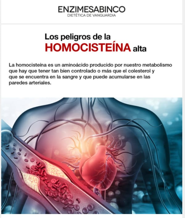 Los peligros de la homocistéina alta
