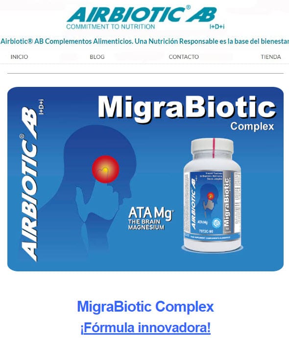 MigraBiotic Complex - Ayuda para la migraña - I ❤ AB