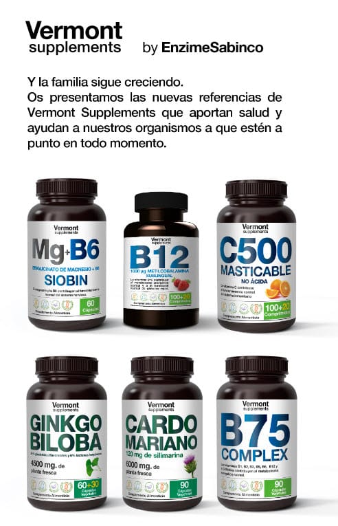 Catálogo completo de Vermont Supplements