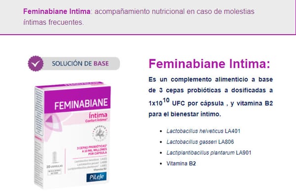 🚀Nuevo lanzamiento: Feminabiane Intima Crema