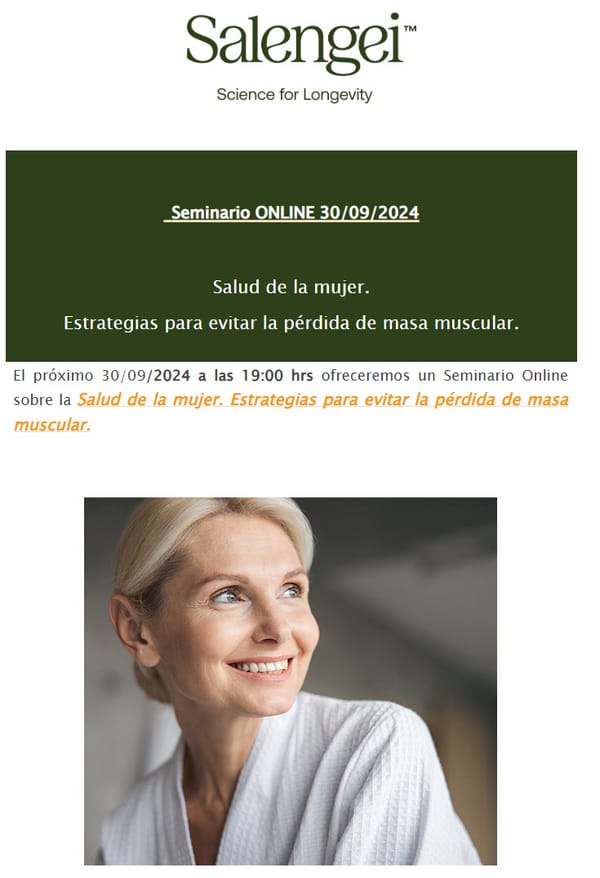 Salud de la mujer. Estrategias para evitar la pérdida de masa muscular