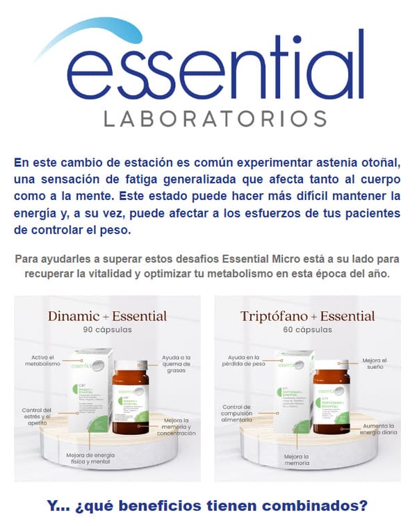 Ayuda a tus pacientes a superar la astenia otoñal  🍁 y seguir cuidando su peso 💫