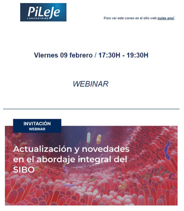 "Actualización y novedades en el abordaje integral del SIBO" 09/02/2024