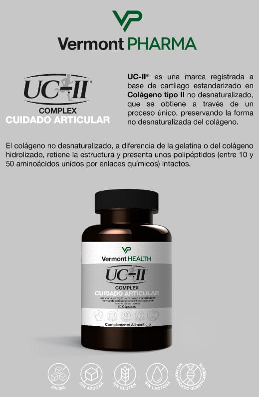 UC-II Complex, Colágeno no Desnaturalizado