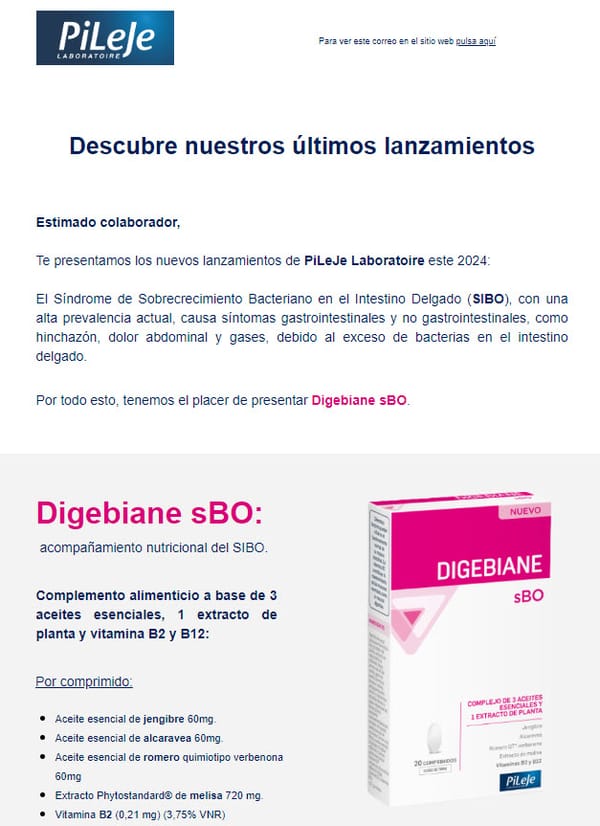 Presentamos: Digebiane sBO, Melioran® Psychobiotic y Feminabiane Íntima