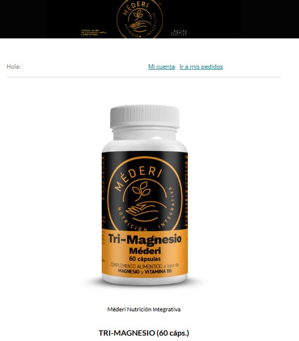 LANZAMIENTO MAGNESIO MÉDERI (60 cáps.)